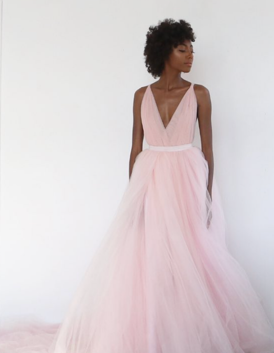 Tulle Wedding Skirt with Train